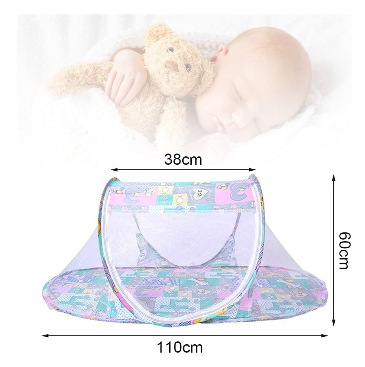 BabySafe: Cuna Portátil con Mosquitero