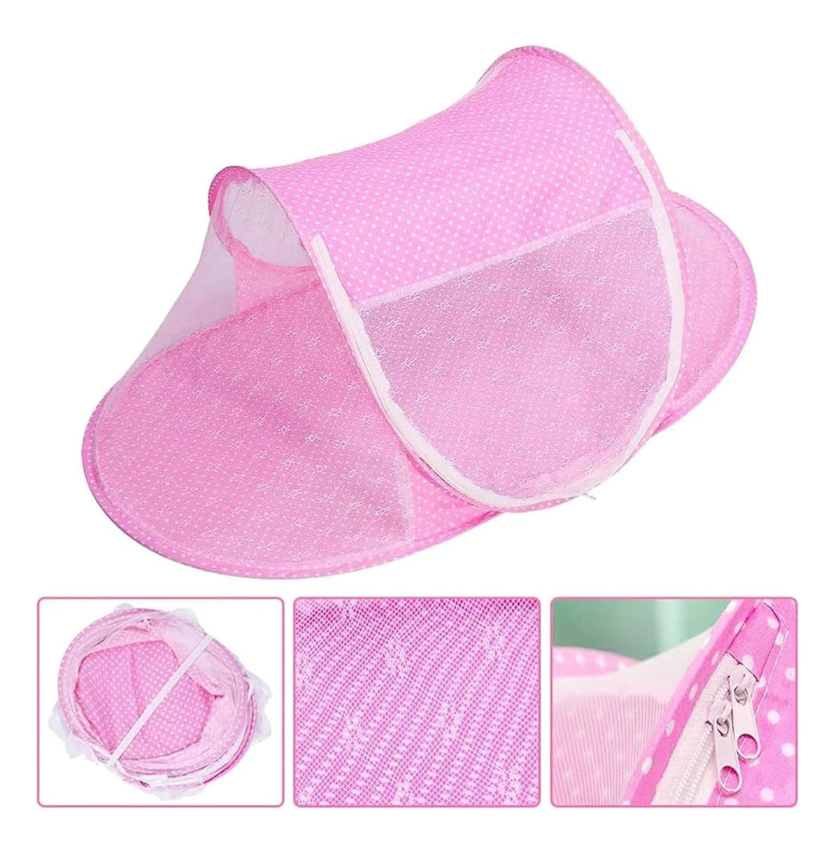 BabySafe: Cuna Portátil con Mosquitero
