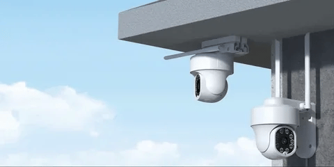 Cámara Exterior PTZ Dos Antenas