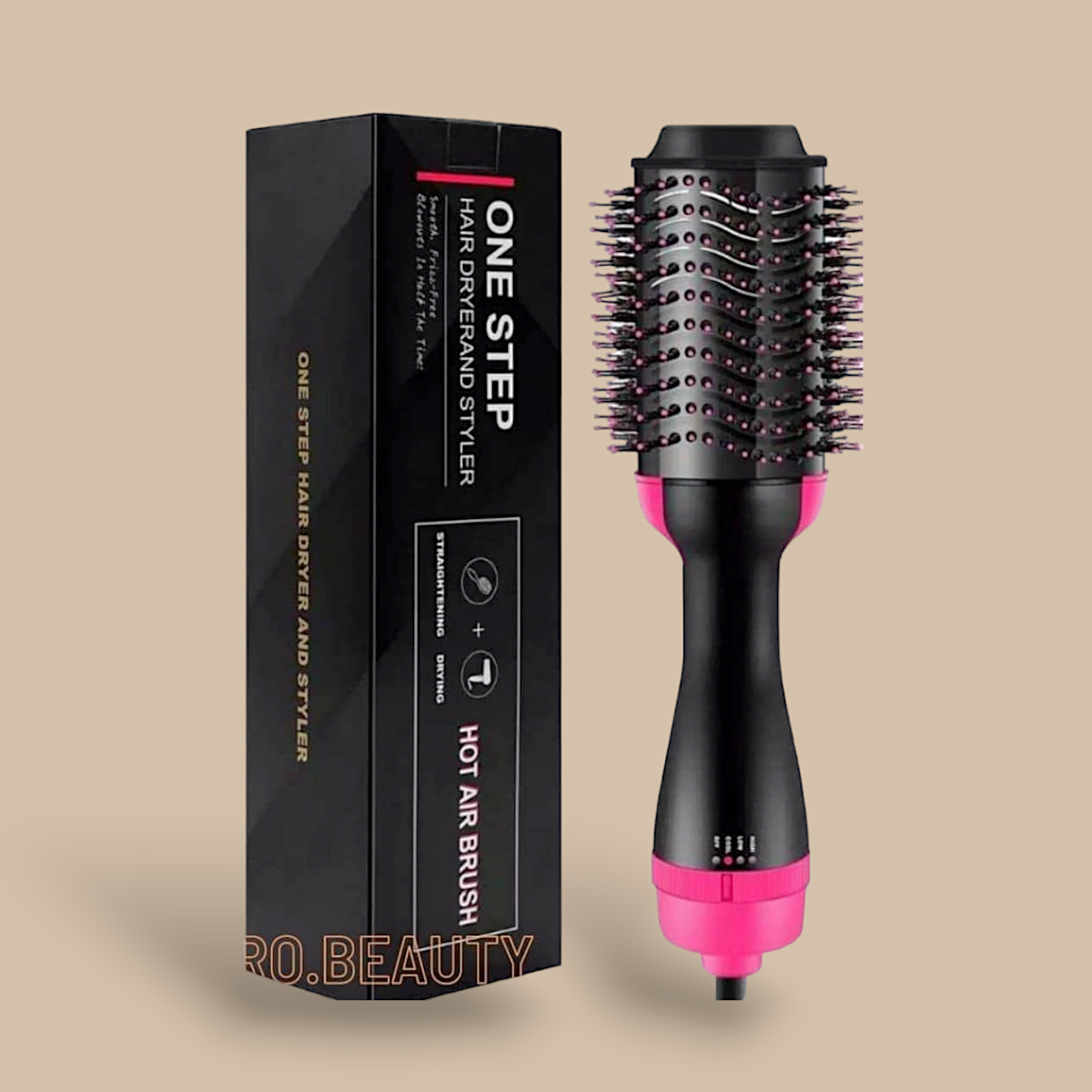 Cepillo Secador ONESTEP + Nano Titanium (Plancha, Rizador y Peine)