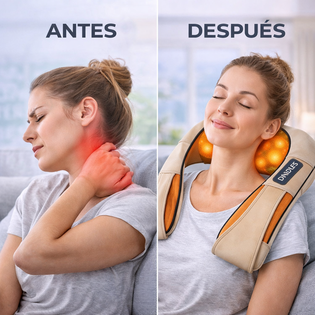 MASAJEADOR CERVICAL CUELLO Y ESPALDA
