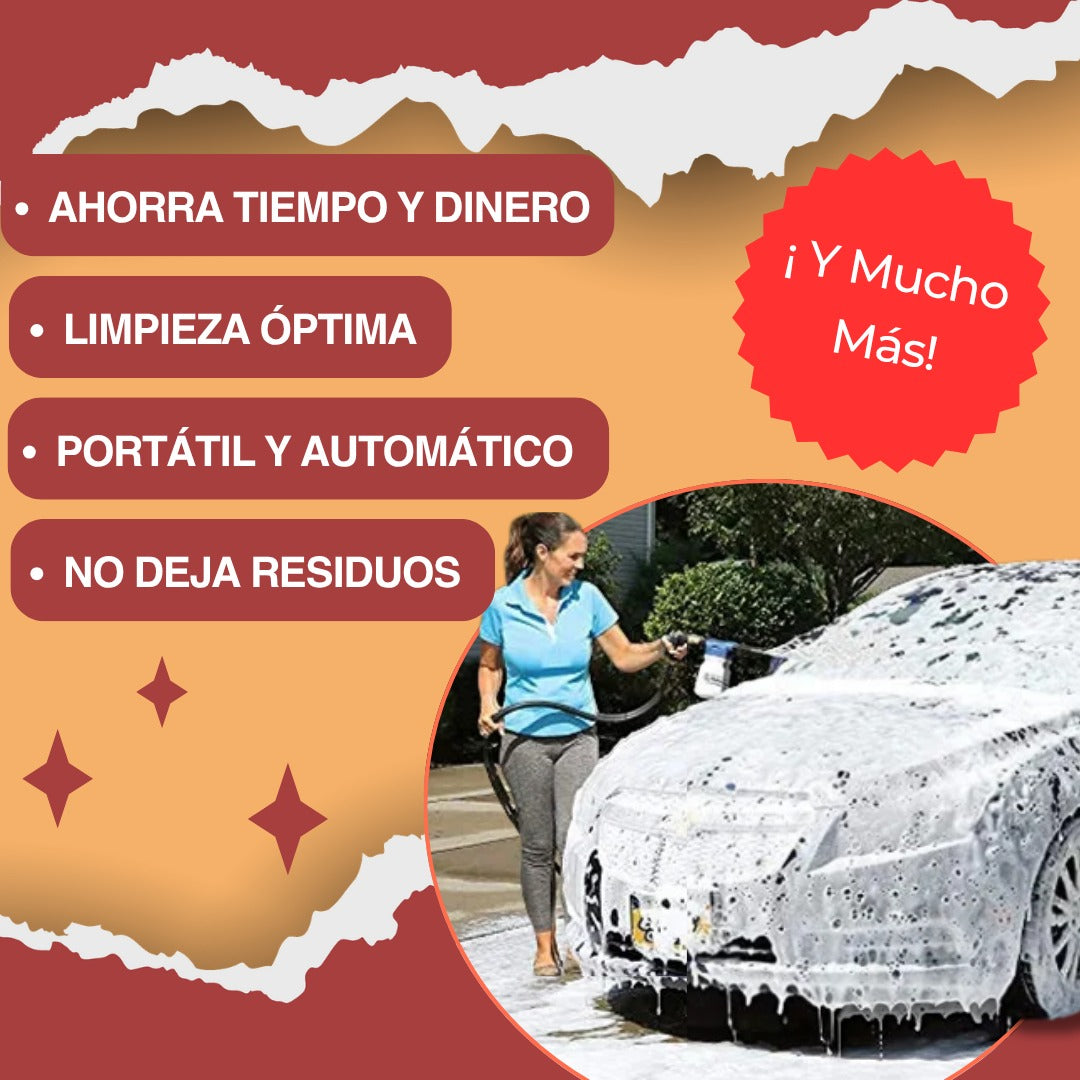 COMBO: Hidrolavadora con Pistola Carwash + Lava en Minutos + Ahorra Agua + Envío GRATIS