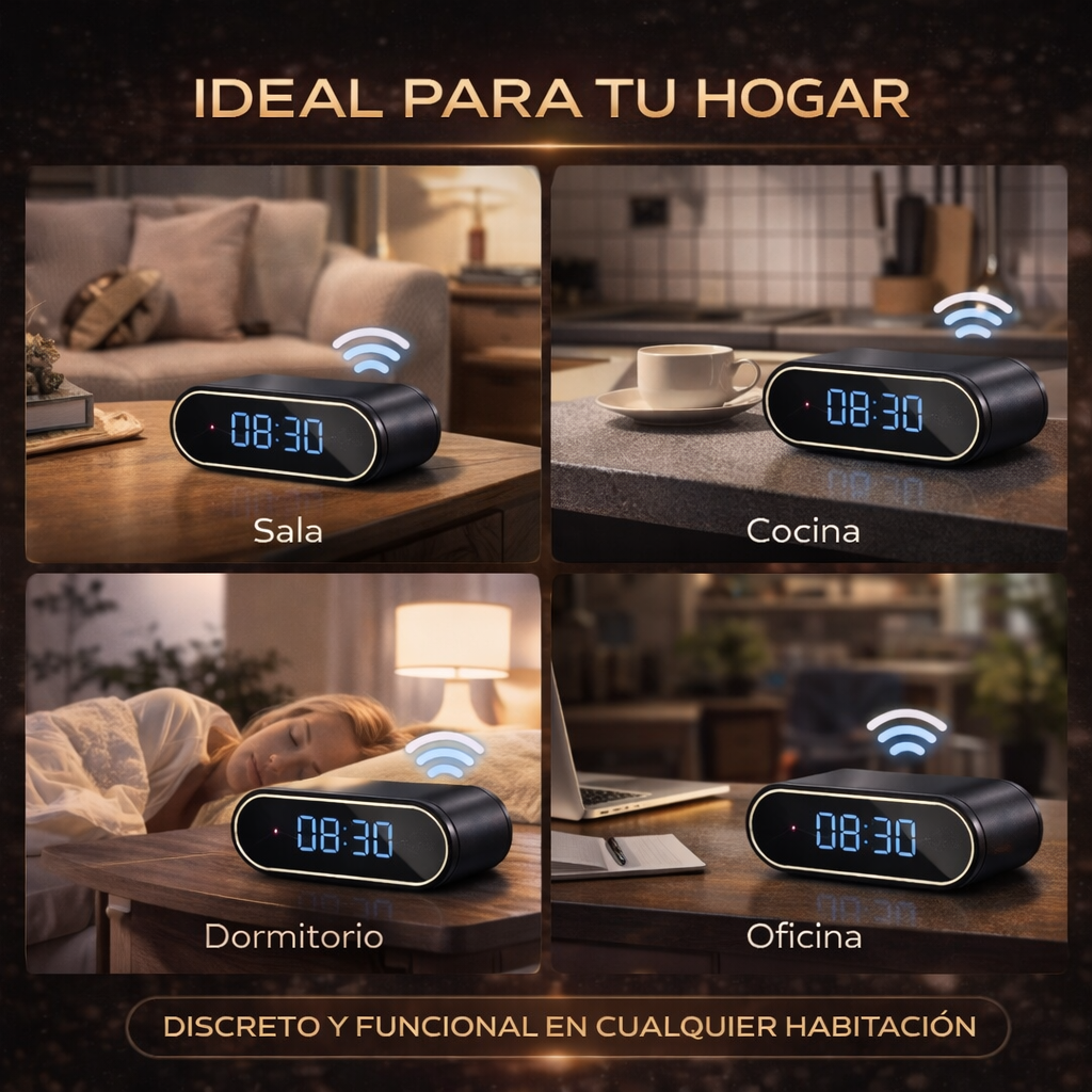 CAMARA RELOJ ESPIA APP LOOCK WIFI + ENVIO GRATIS