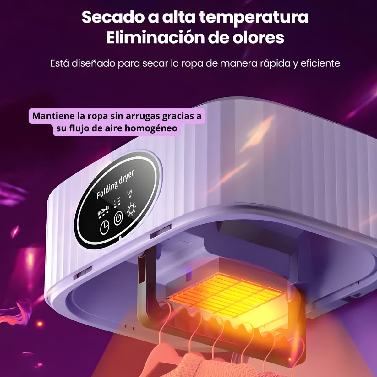 AirFlow Portátil MaxDry: Secador de Ropa Grande + Envío gratis