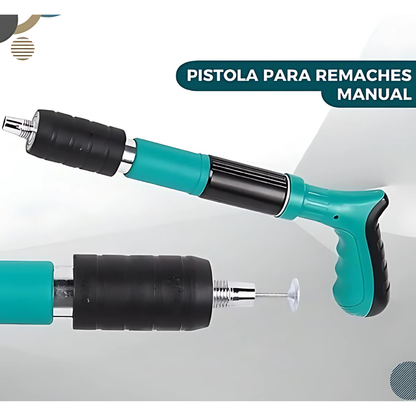 Pistola Remachadora de Clavos MaxImpact + 25 Remaches Gratis