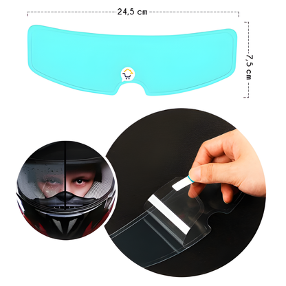 Kit Blindaje Vial Moto: Candado Alarma + Antiempañante Visión Clara