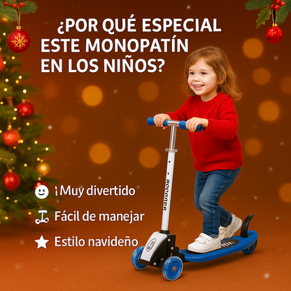 Monopatin Scoteer Infantil Con Luces LED