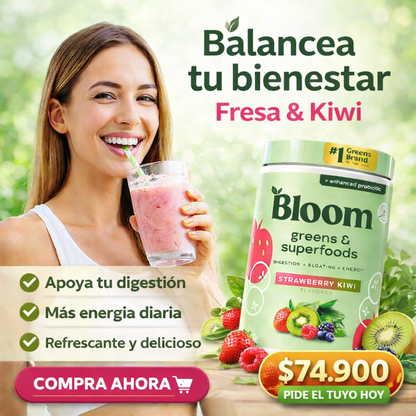 Bloom Nutrition Multivitaminico Verde En Polvo Natural Natural