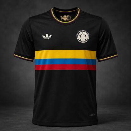 CAMISETA BICENTENARIO NEGRA BORDADA