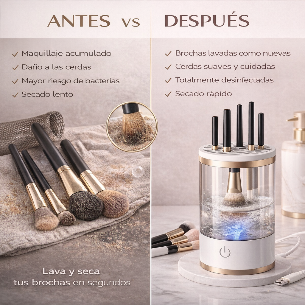 Limpiador de Brochas Electrico BrushClean Pro™