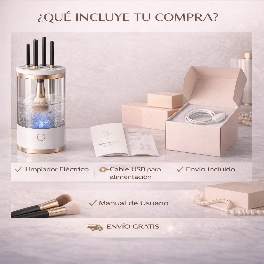 Limpiador de Brochas Electrico BrushClean Pro™