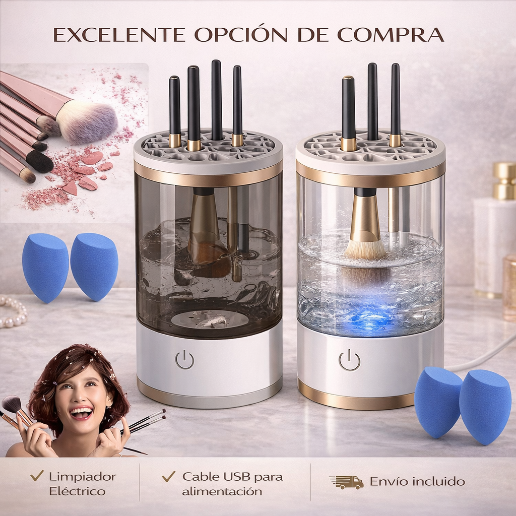 Limpiador de Brochas Electrico BrushClean Pro™