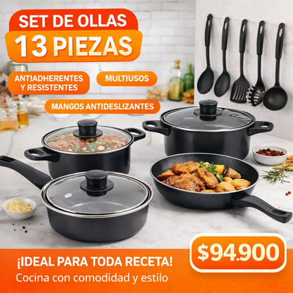 SET de cocina 13 piezas