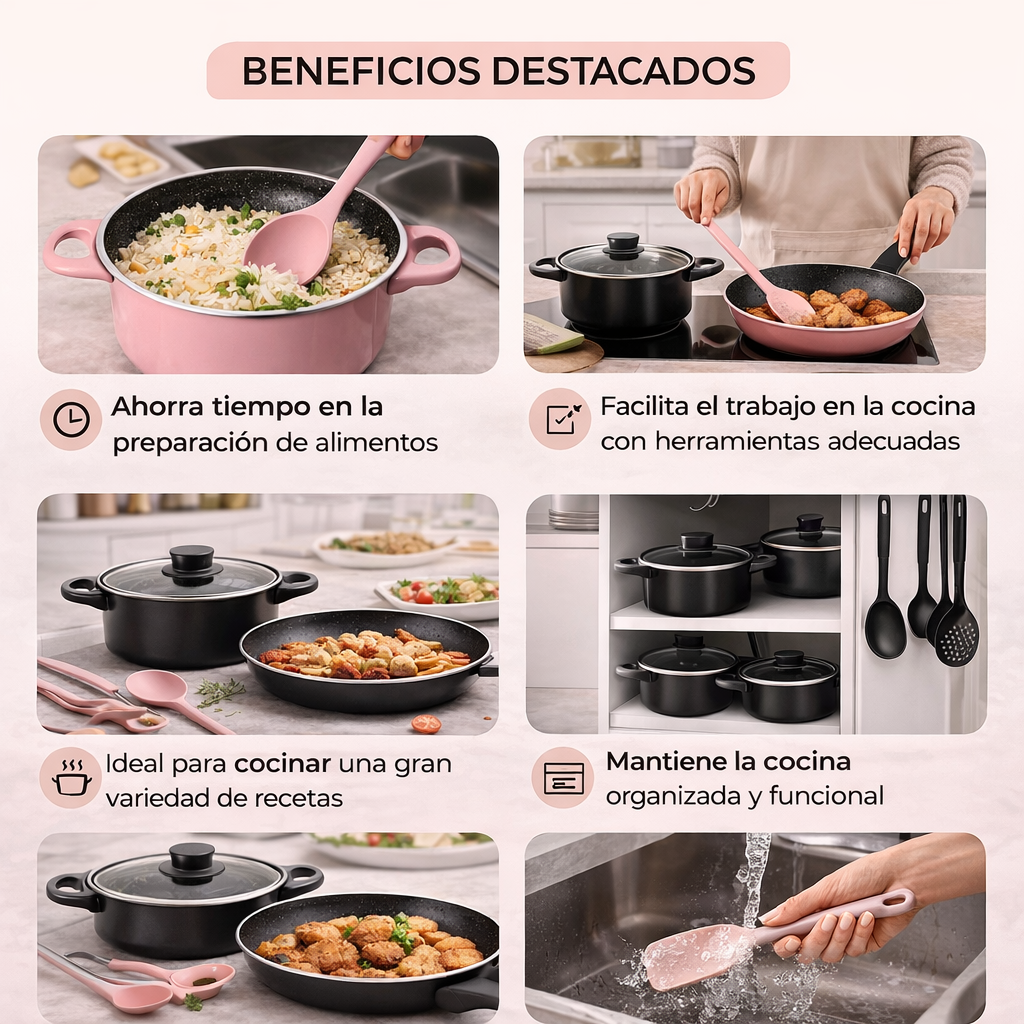 SET de cocina 13 piezas