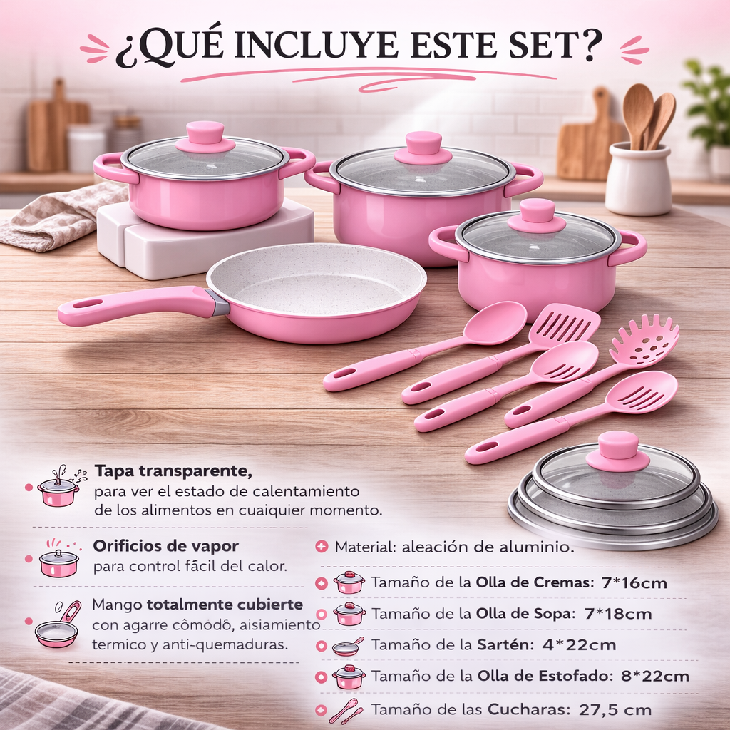 SET de cocina 13 piezas