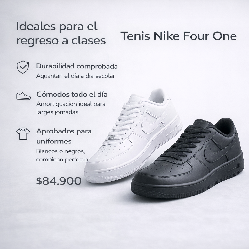 Tenis Nike Four One ® | Tenis Cómodos y Resistentes