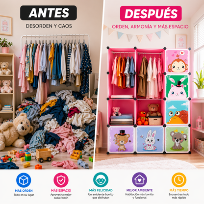 Closet para niños / 12 piezas