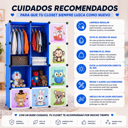 Closet para niños / 12 piezas