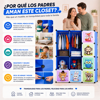 Closet para niños / 12 piezas