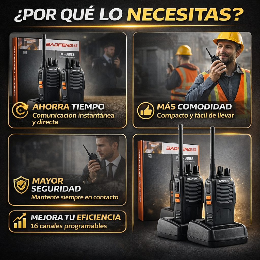 Combo 2 Radios Walkie Talkie One Pixel + Envio Gratis