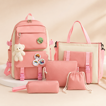 Kit Maleta Mochila Bolsos 5 en 1