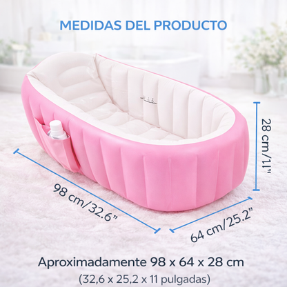 Bañera Inflable Para Bebés, Bomba De Air