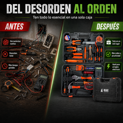 CAJA SET DE HERRAMIENTAS WIBE