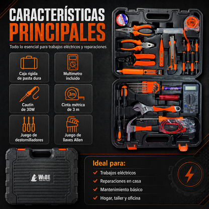 CAJA SET DE HERRAMIENTAS WIBE