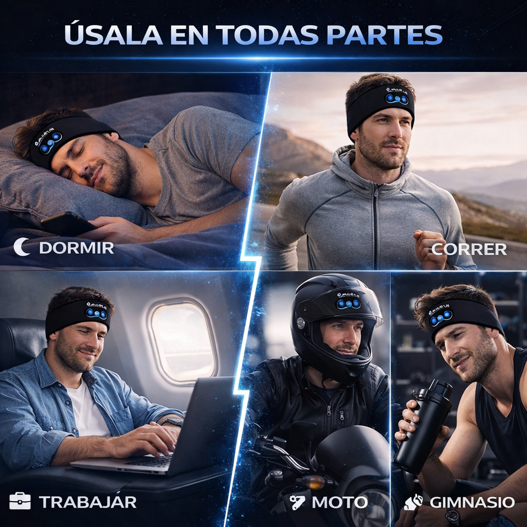 Diadema Balaca Banda Deportiva Bluetooth
