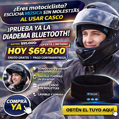 Diadema Balaca Banda Deportiva Bluetooth
