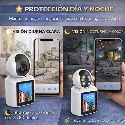 Camara De Seguridad Wifi Ip Con pantalla