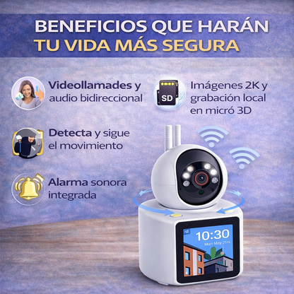 Camara De Seguridad Wifi Ip Con pantalla