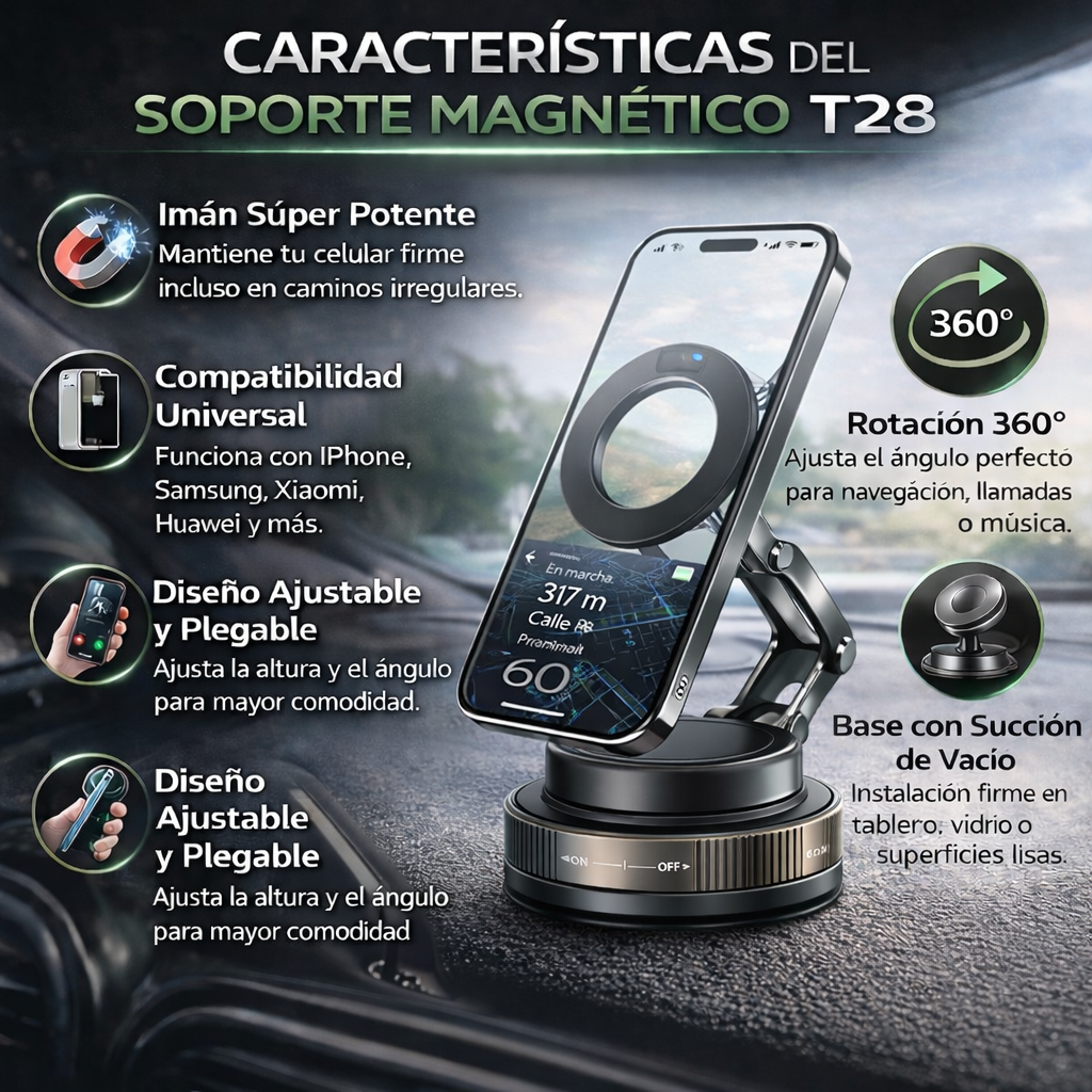 Holder Soporte Magnetico Celular T28
