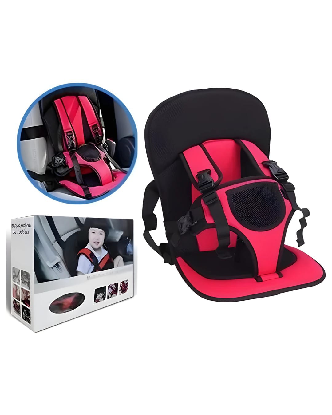 Asiento Arnés para Carro – Bebé/Niño 1–6 Años + ENVÍO GRATIS