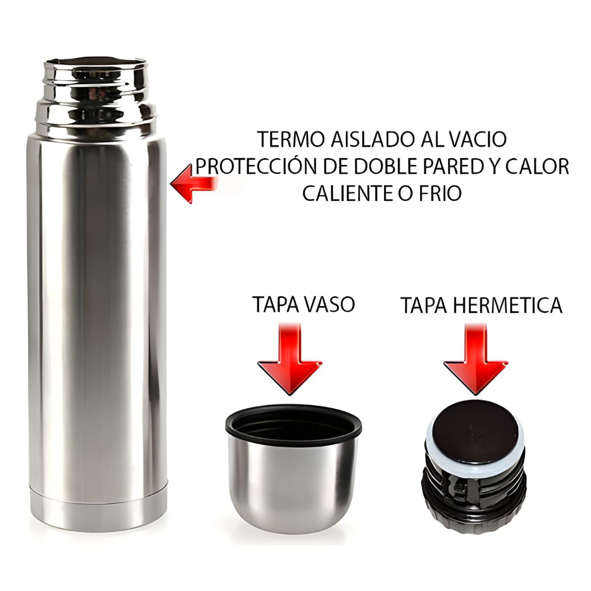 Dúo Térmico Perfecto: Calentador de vaso + Termo bebidas | Envío Gratis