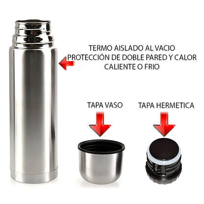 Dúo Térmico Perfecto: Calentador de vaso + Termo bebidas | Envío Gratis