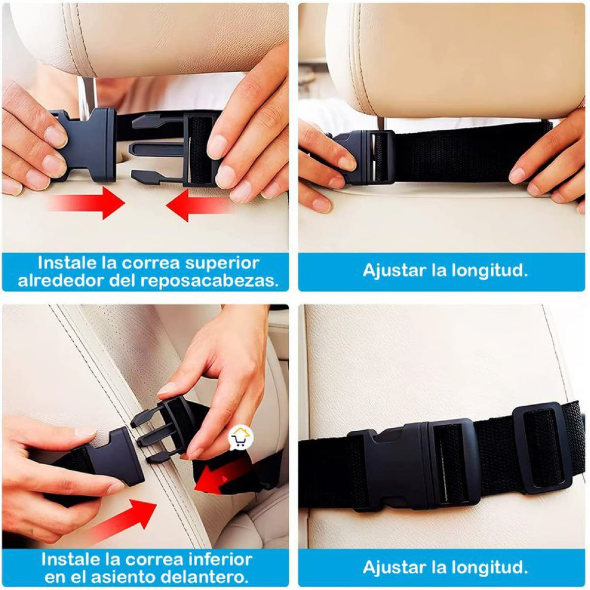 Organizadores Asiento De Carro Oxford Set X2 + ENVIO GRATIS