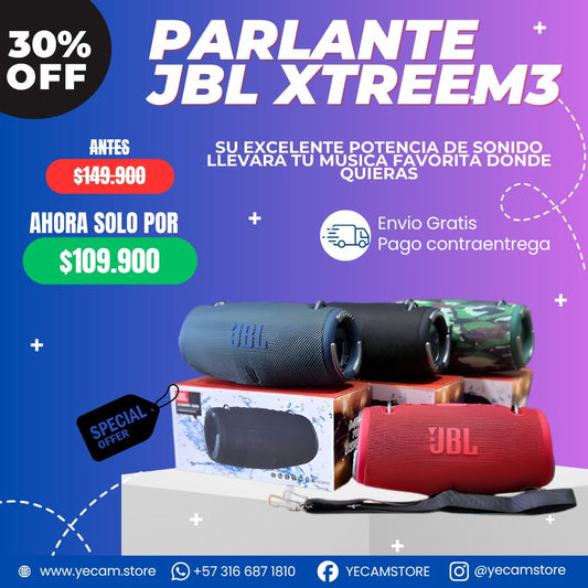 Parlante Bluetooth JBL Mini XTREEM3 + ENVIO GRATIS
