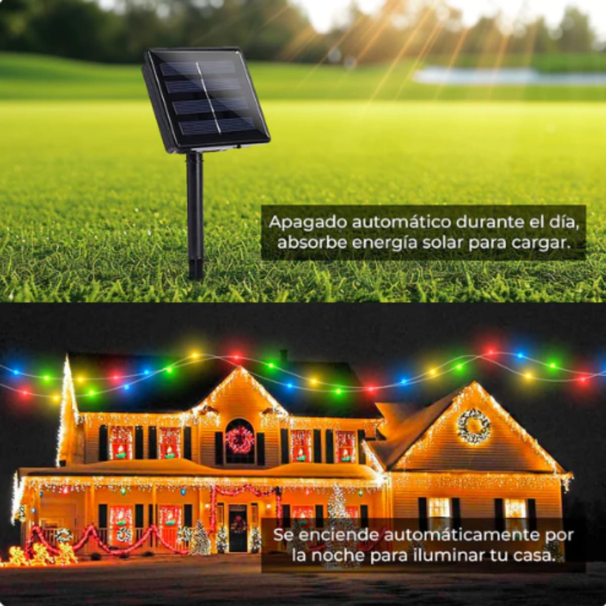 Luces LED Solares de Navidad 10M | ENVÍO GRATIS